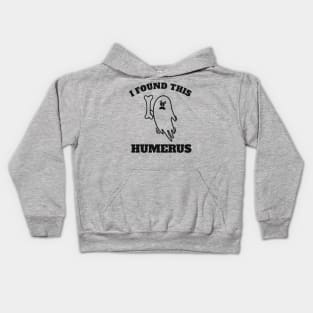 I Found this humerus vintage black white Kids Hoodie